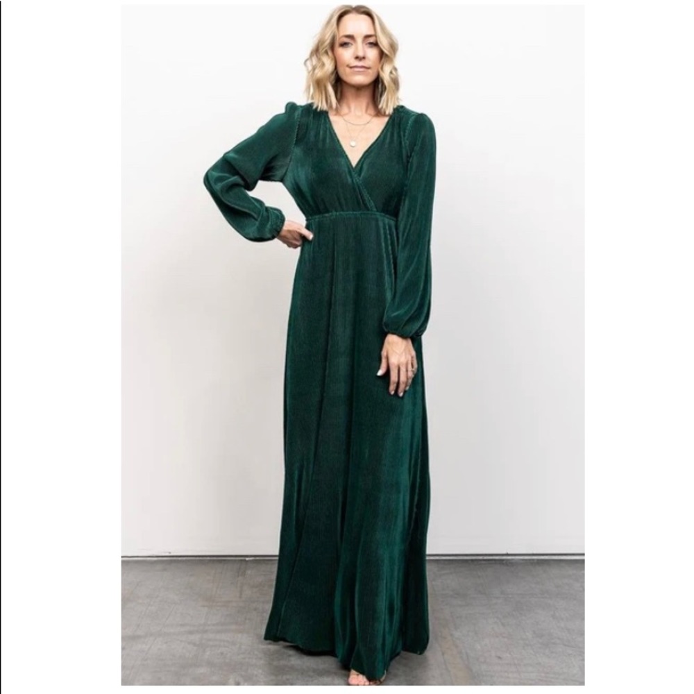 Emerald Athena Maxi Long Sleeve Baltic Born dress